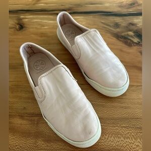 Tory Burch Leather Slip-on Sneakers